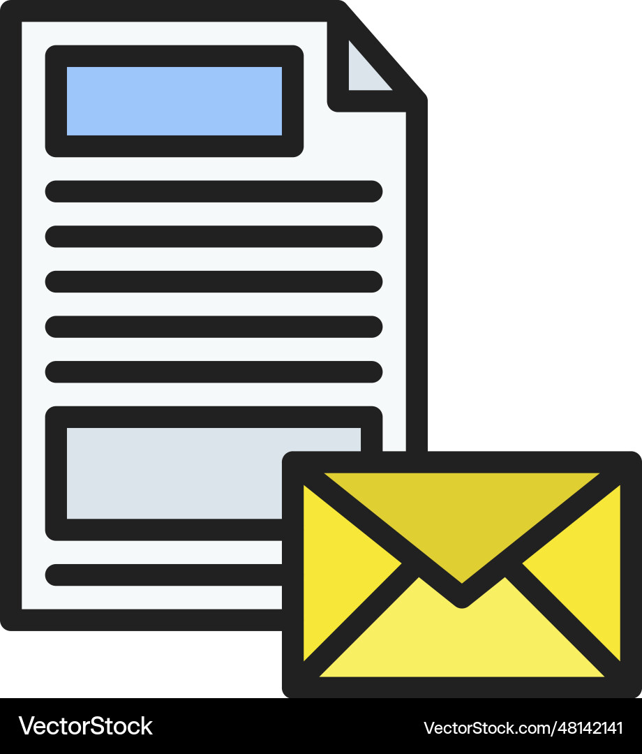 Project message icon image vector image