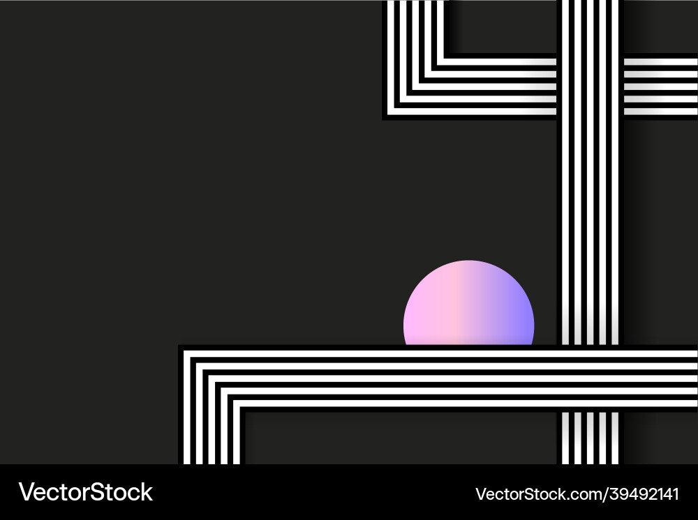 Retro patterned background vector image