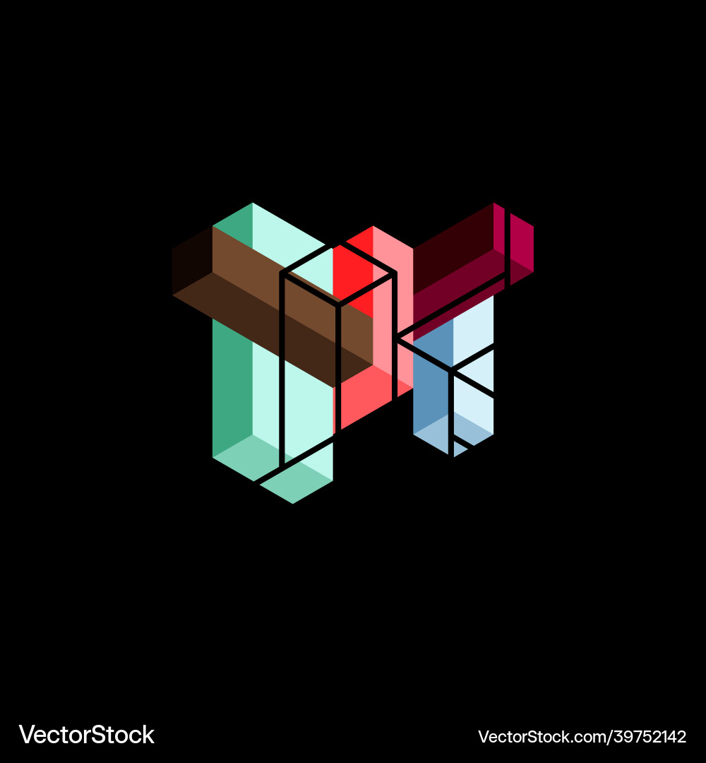 Abstract background 3d cubes cubic elements Abstract background 3d cubes cubic elements vector image