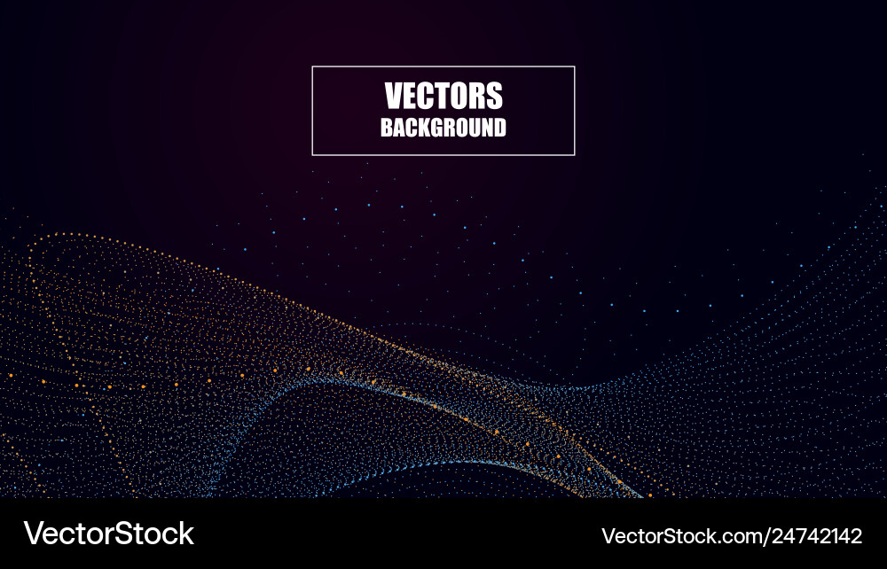 Abstract technology background particle mist Abstract technology background particle mist vector image