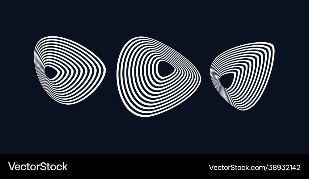 Amorphous element with effect visual Amorphous element with effect visual vector image