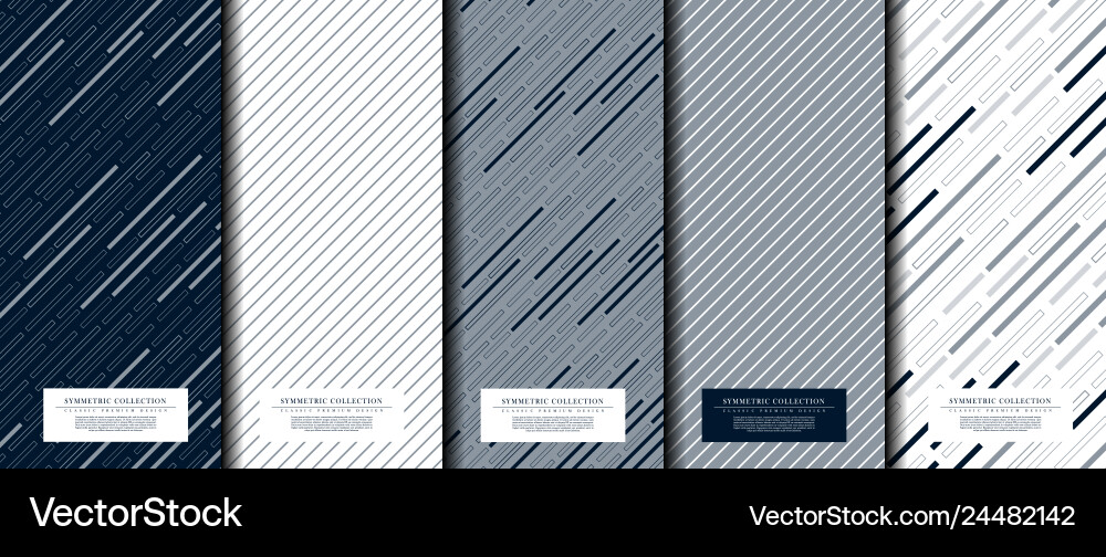 Symmetric collection abstract pattern texture Symmetric collection abstract pattern texture vector image