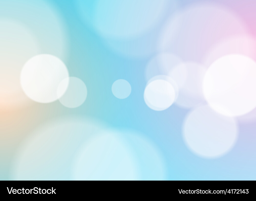 Abstract bokeh light background Vector Image