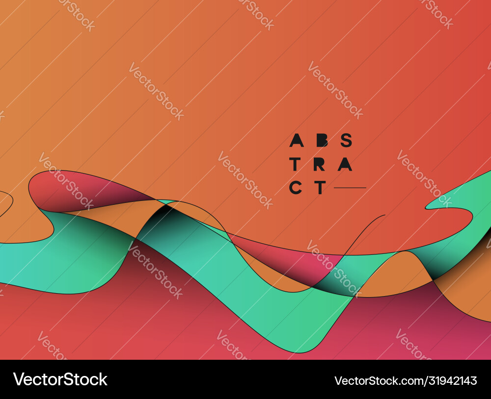 Abstract colorful pattern design and background vector image