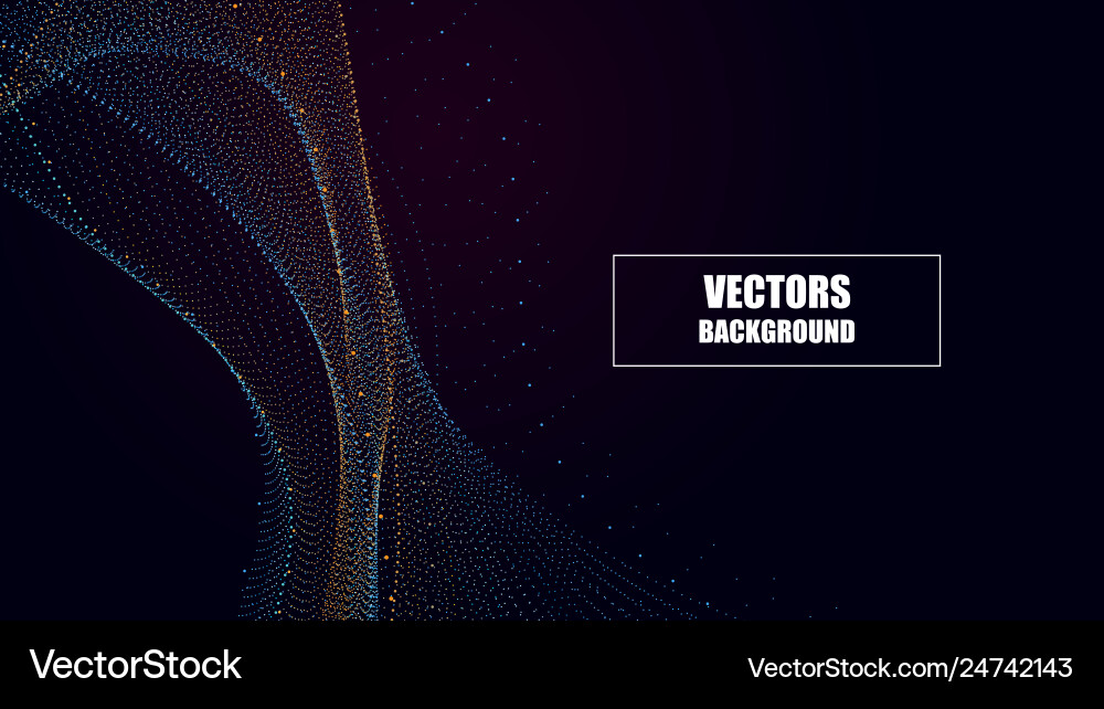Abstract technology background particle mist Abstract technology background particle mist vector image