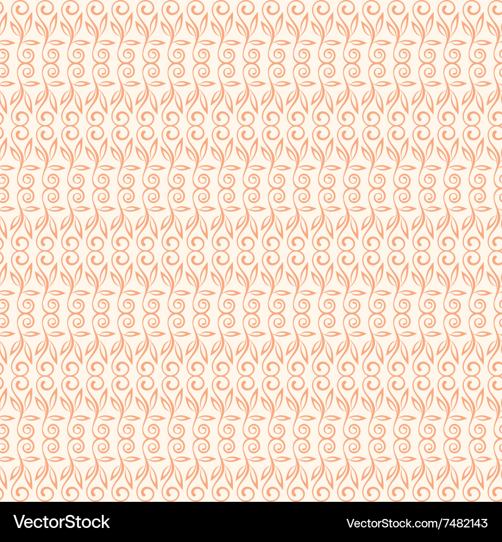 Creative flora branch design pattern background vector image