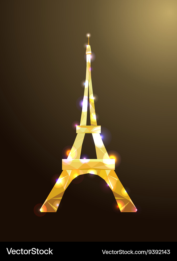 Eiffel tower vector image