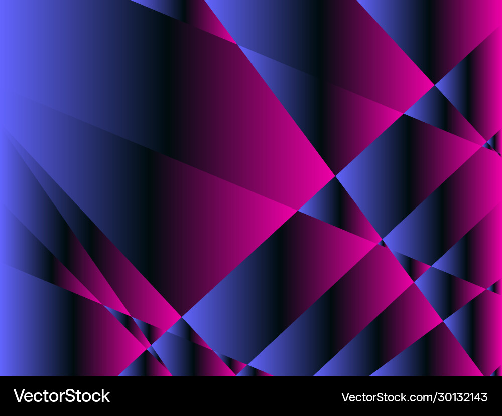 Gradient polygonal background geometric abstract Vector Image