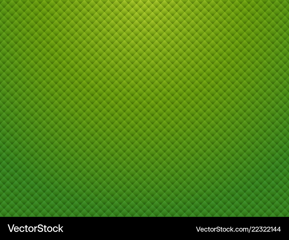 Modern square green background with vignette vector image