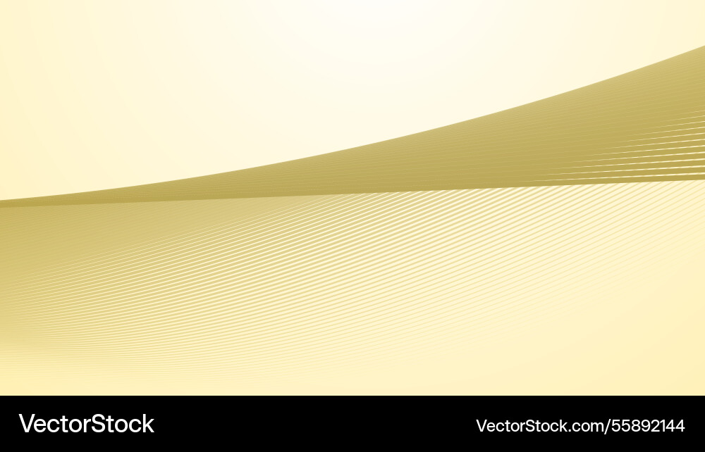 Yellow gradient with curve line abstract Yellow gradient with curve line abstract Vector Image