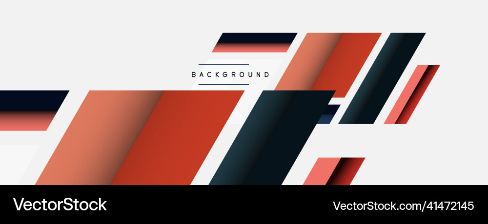 Background abstract overlapping color vector image