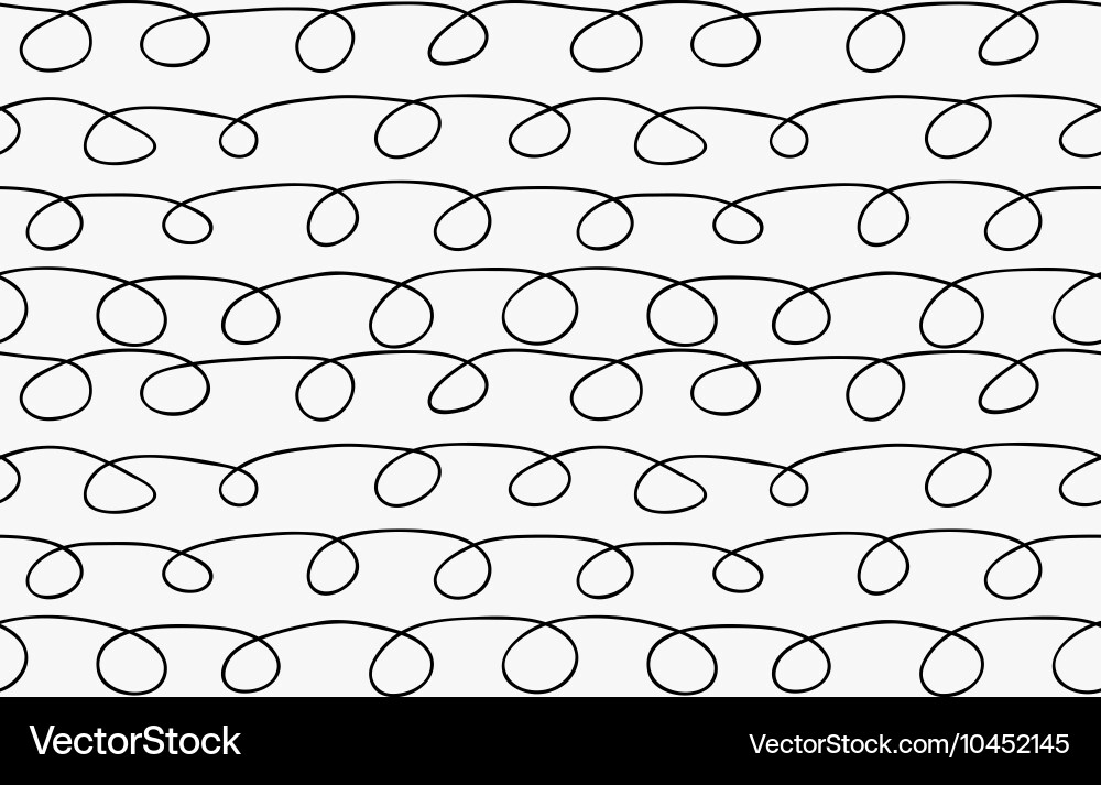 Horizontal Loop Pattern vector image