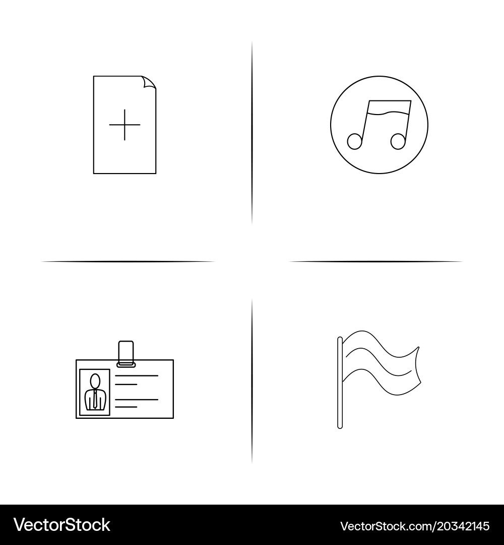 Internet technologies simple linear icon vector image