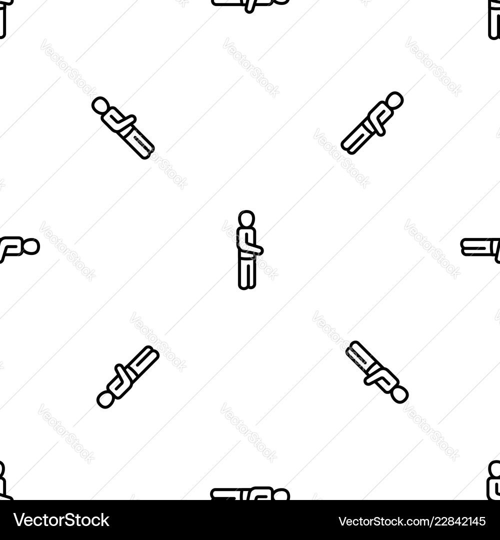 Man pattern seamless Man pattern seamless vector image