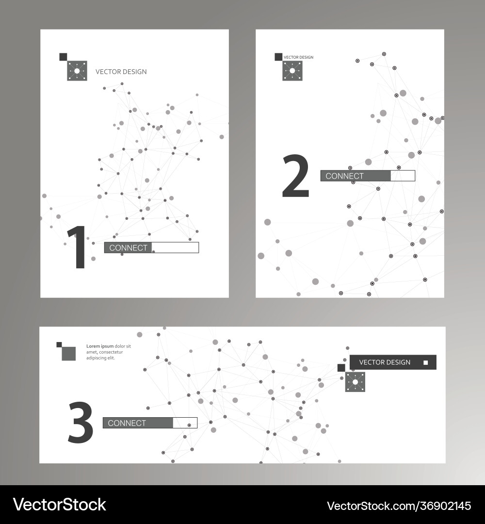 Modern abstract icon with connect lines design Modern abstract icon with connect lines design vector image