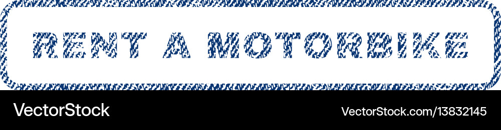 Motorrad Textilstempel mieten Motorrad Textilstempel mieten vektorbild