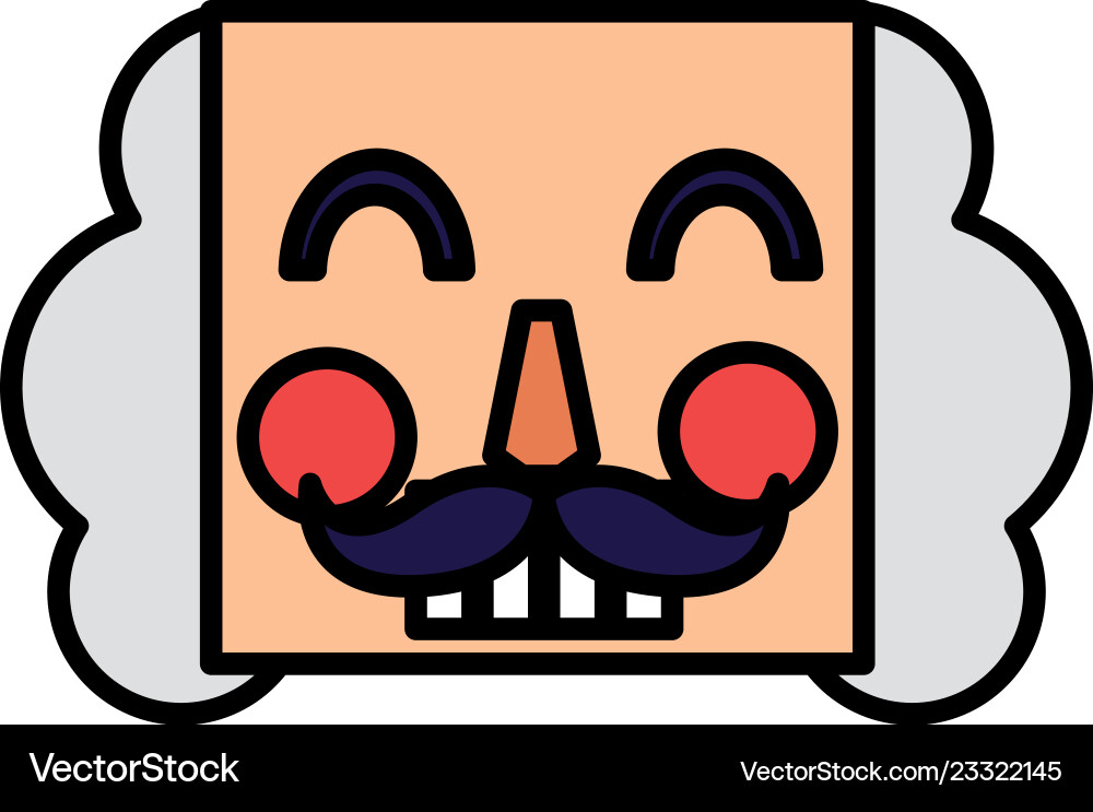 Nutcracker face icon Nutcracker face icon vector image