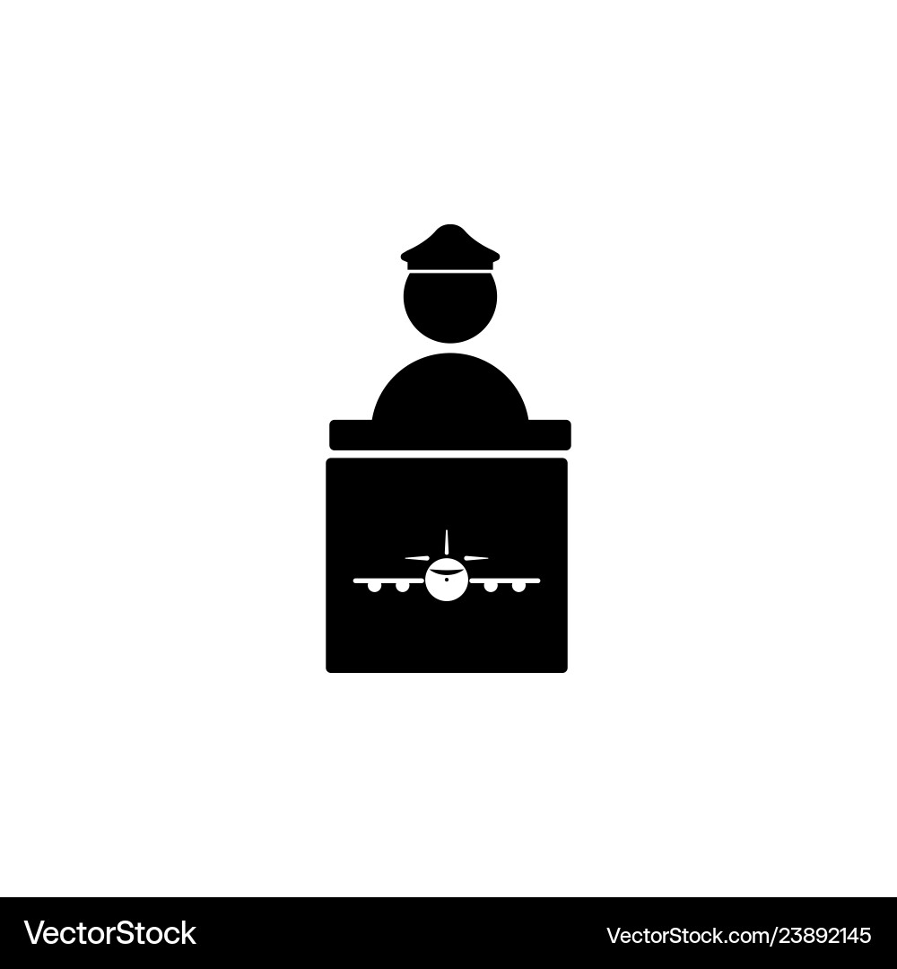 Ticket checkpoint icon element travel Ticket checkpoint icon element travel vector image