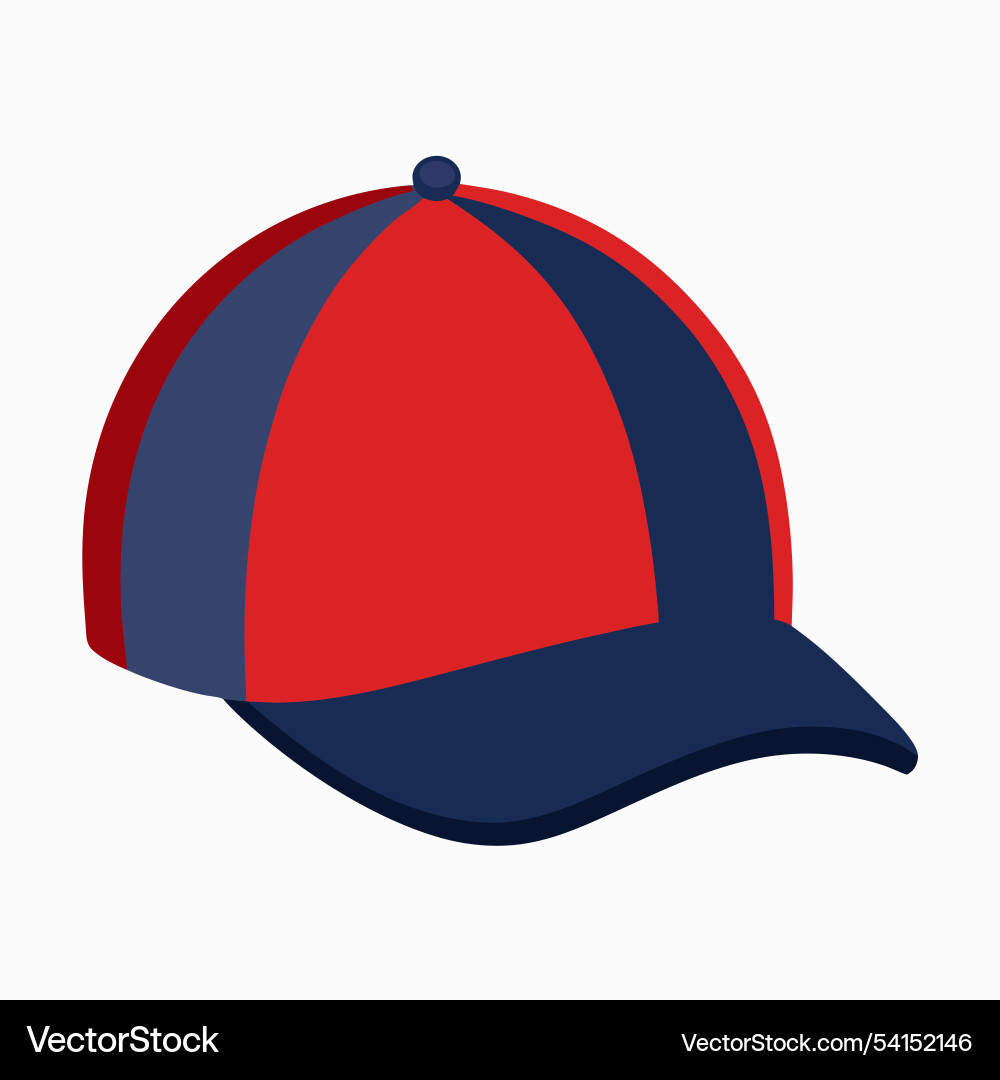 A baseball cap isolated Royalty Free Vector Image