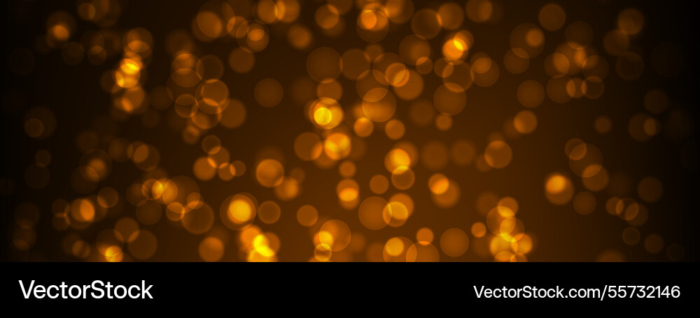 Abstract color shining bokeh isolated Vector Image