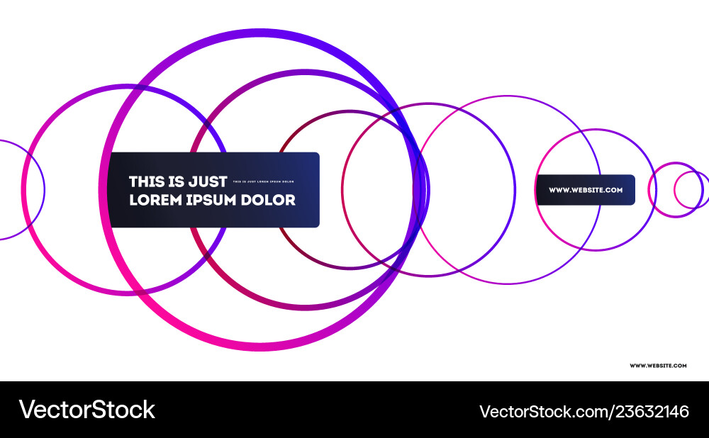 Abstract design for presentation web landing Vector Image