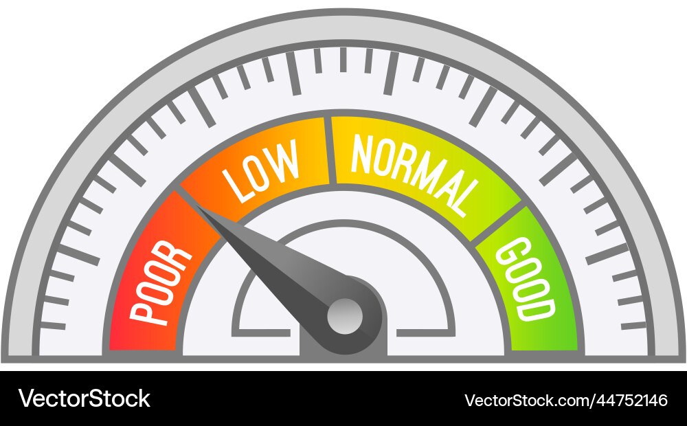 Color scale with arrow from no to max and change Color scale with arrow from no to max and change vector image