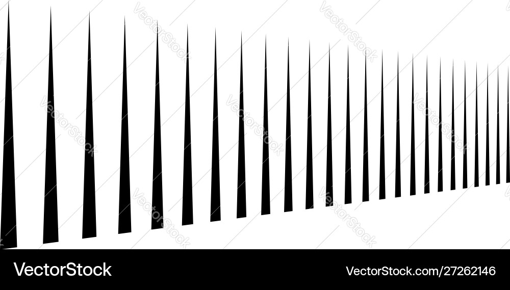 Irregular dashed segmented vertical lines vector image