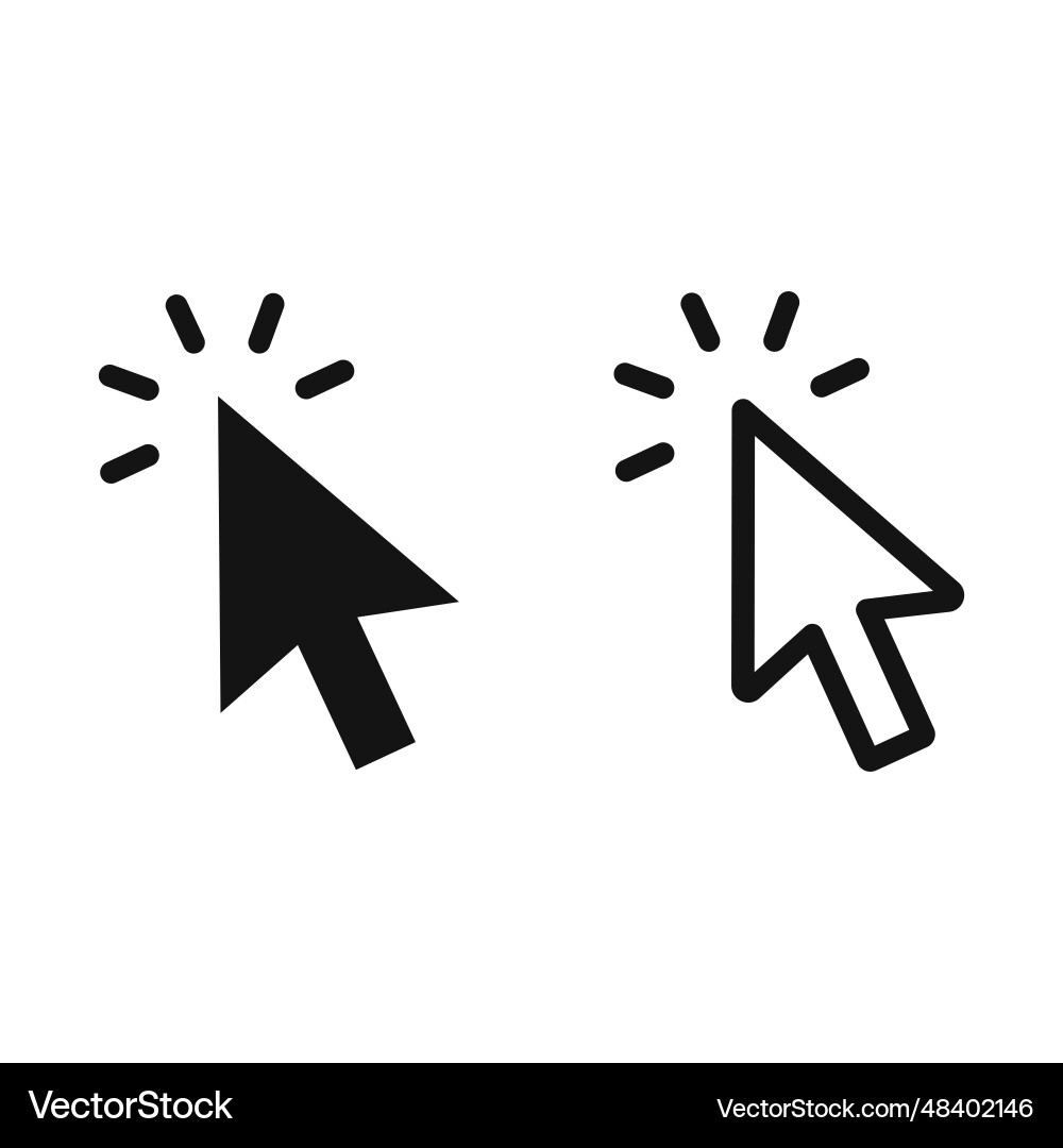 Pointer Cursor Computer Maus Icon Pointer Cursor Computer Maus Icon vektorbild