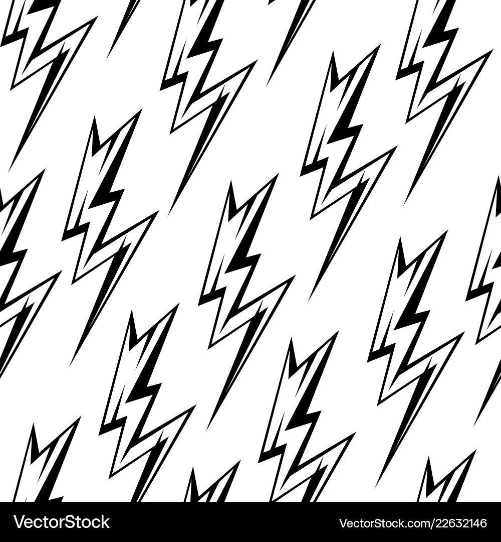 Seamless pattern with lightnings Seamless pattern with lightnings vector image