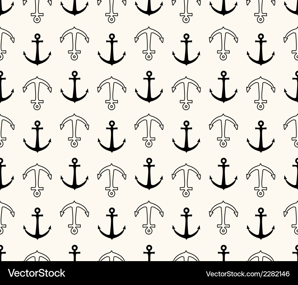 Seamless retro pattern vector image