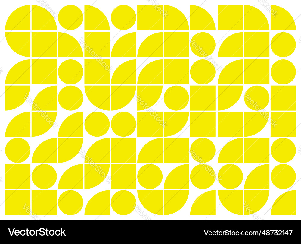 Abstract geometric pattern with circles and square Abstract geometric pattern with circles and square vector image