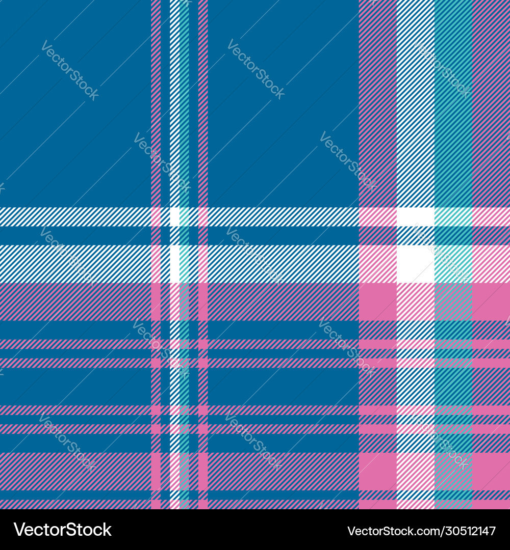 Baby blue pink pastel color plaid seamless Baby blue pink pastel color plaid seamless vector image