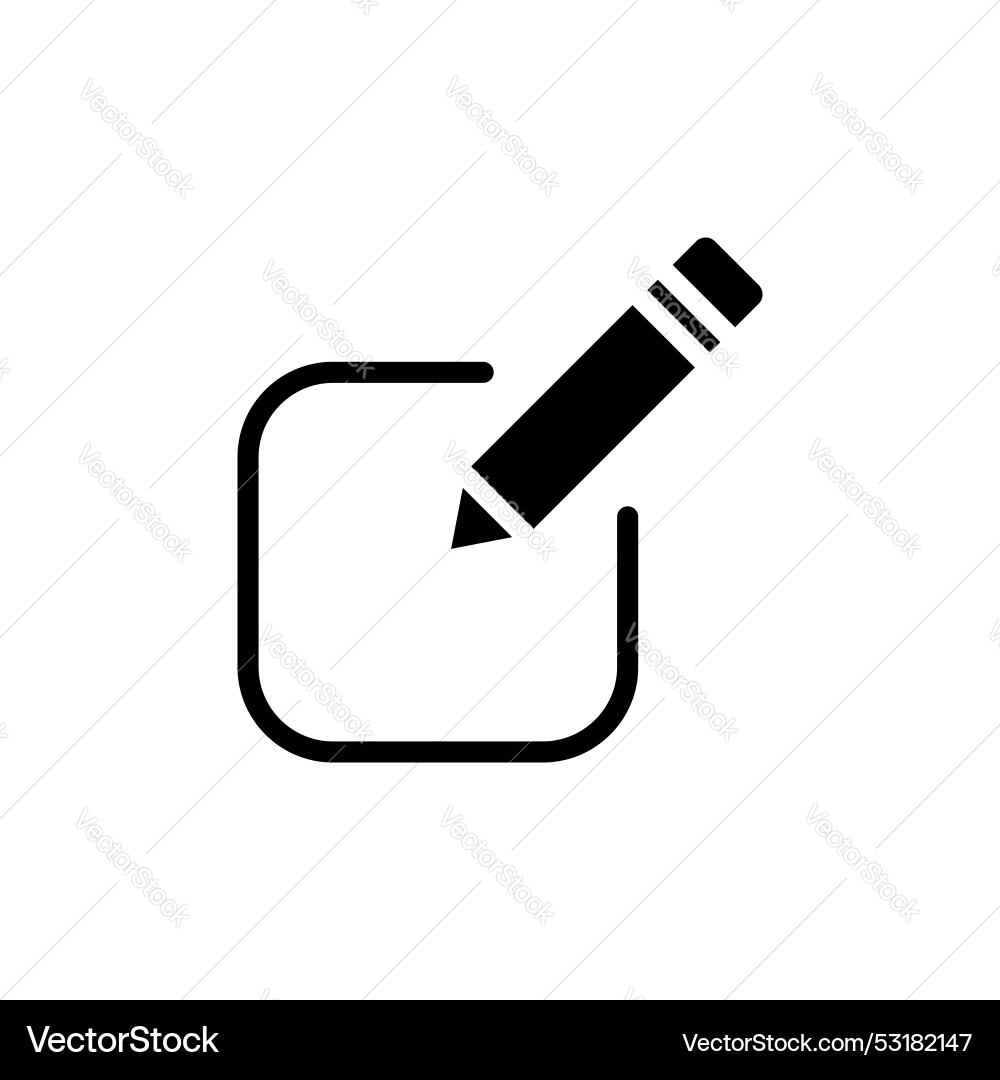 Bearbeiten Sie Icon-Set Dokument Schaltfläche Zeichnen Notizblock Vektorbild