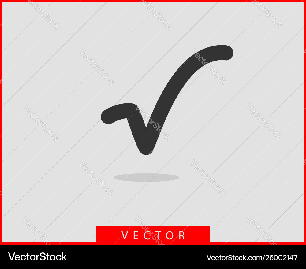 Check mark icon symbol design element vector image