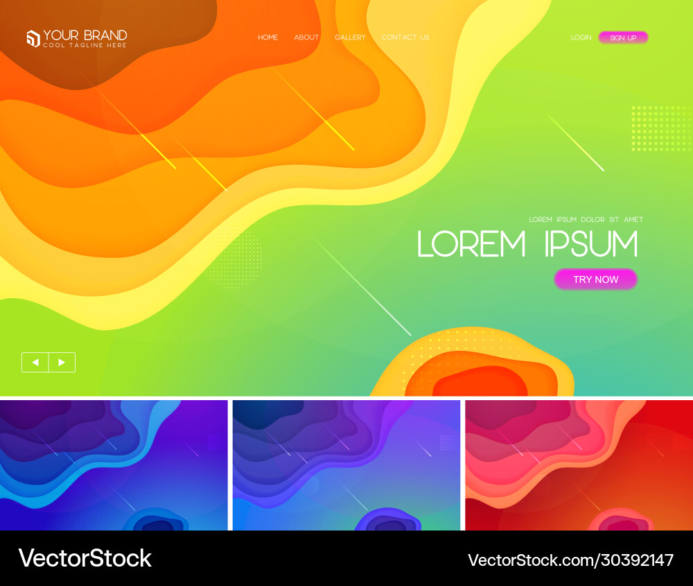 Fluid liquid abstract background Royalty Free Vector Image