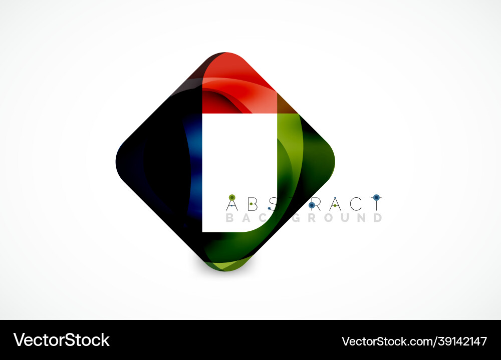 Minimal background abstract square shape Minimal background abstract square shape vector image