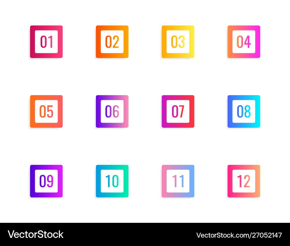 Super set arrow bullet point triangle flags Super set arrow bullet point triangle flags vector image