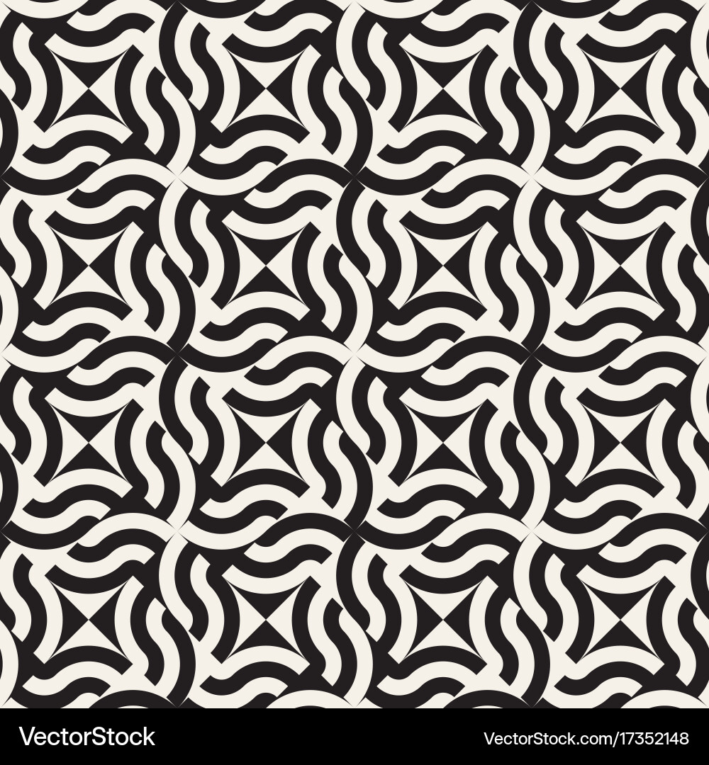 Abstract geometric pattern with stripes lines vector image