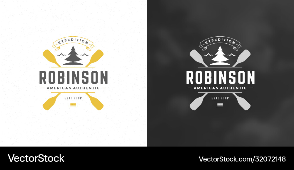 Rafting logo emblem extreme Royalty Free Vector Image