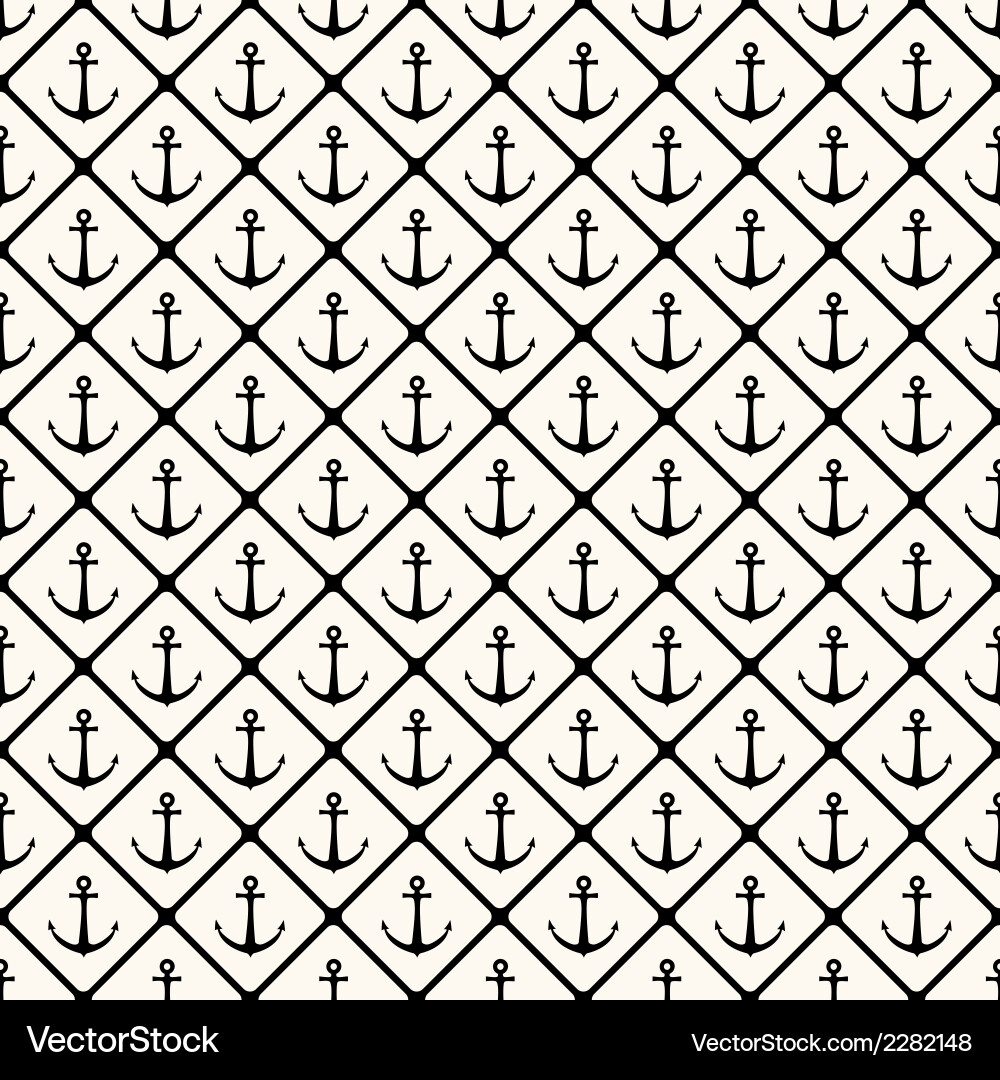 Seamless retro pattern vector image