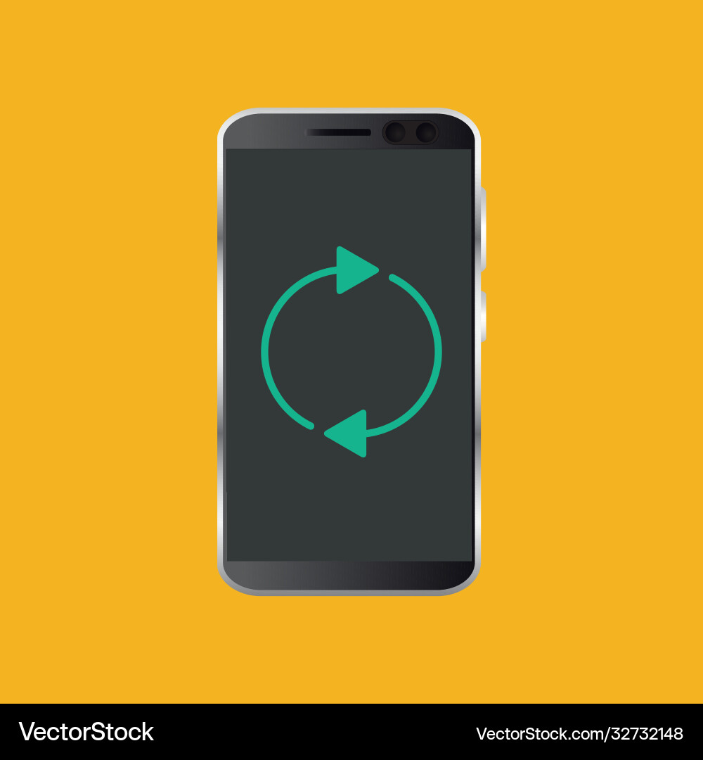 Synchronize device connection icon Synchronize device connection icon Vector Image