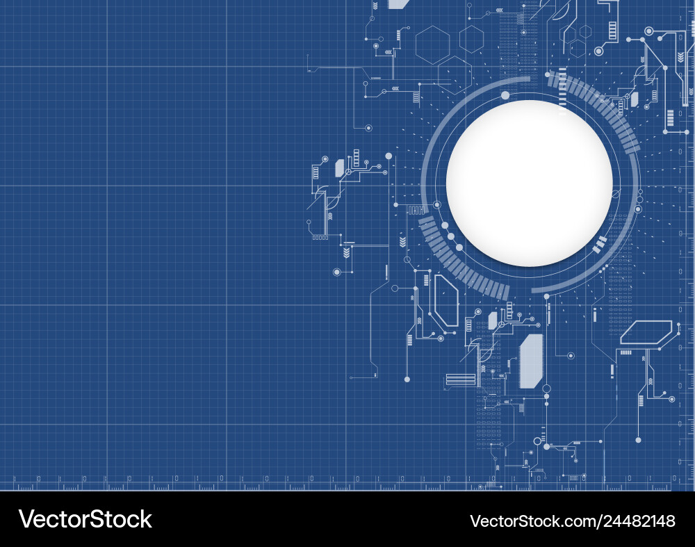 Technological abstract digital technical Vector Image