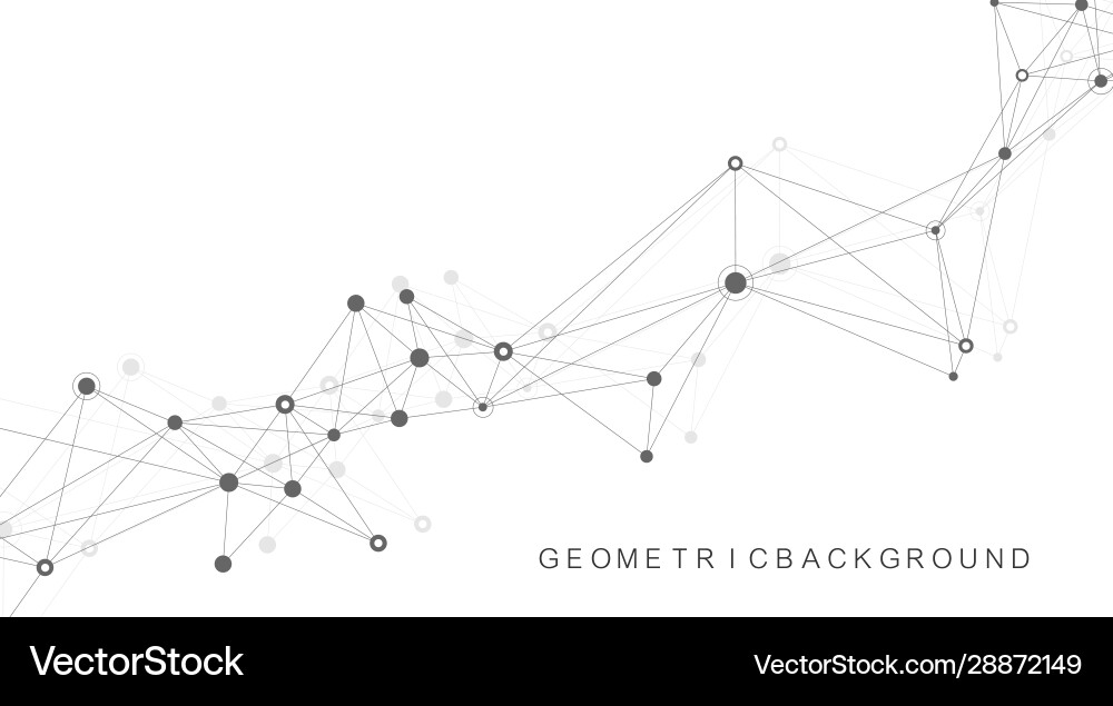 Abstract Neural Network Background vector image
