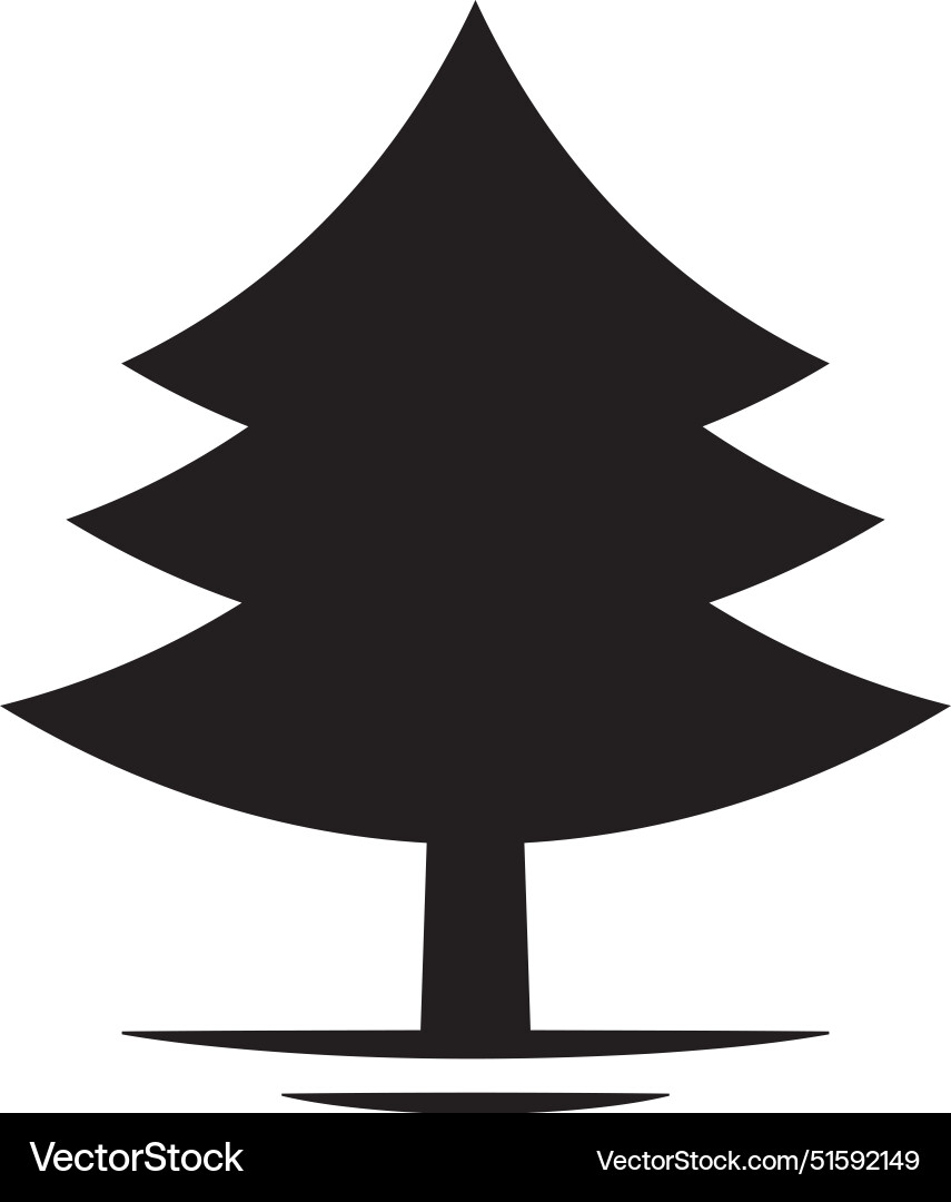Pinienbaum-Ikone Designvorlage isoliert Pinienbaum-Ikone Designvorlage isoliert vektorbild