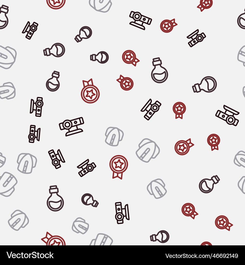Set Linie Web-Kamera-Flasche mit magischem Elixier Set Linie Web-Kamera-Flasche mit magischem Elixier vektorbild