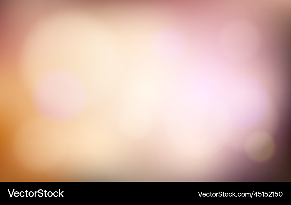Abstract blurred bokeh soft light background vector image