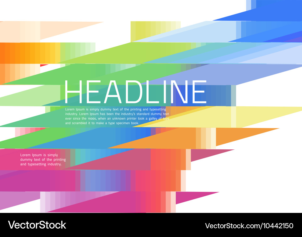 Abstract diagonal background colorful lines Vector Image