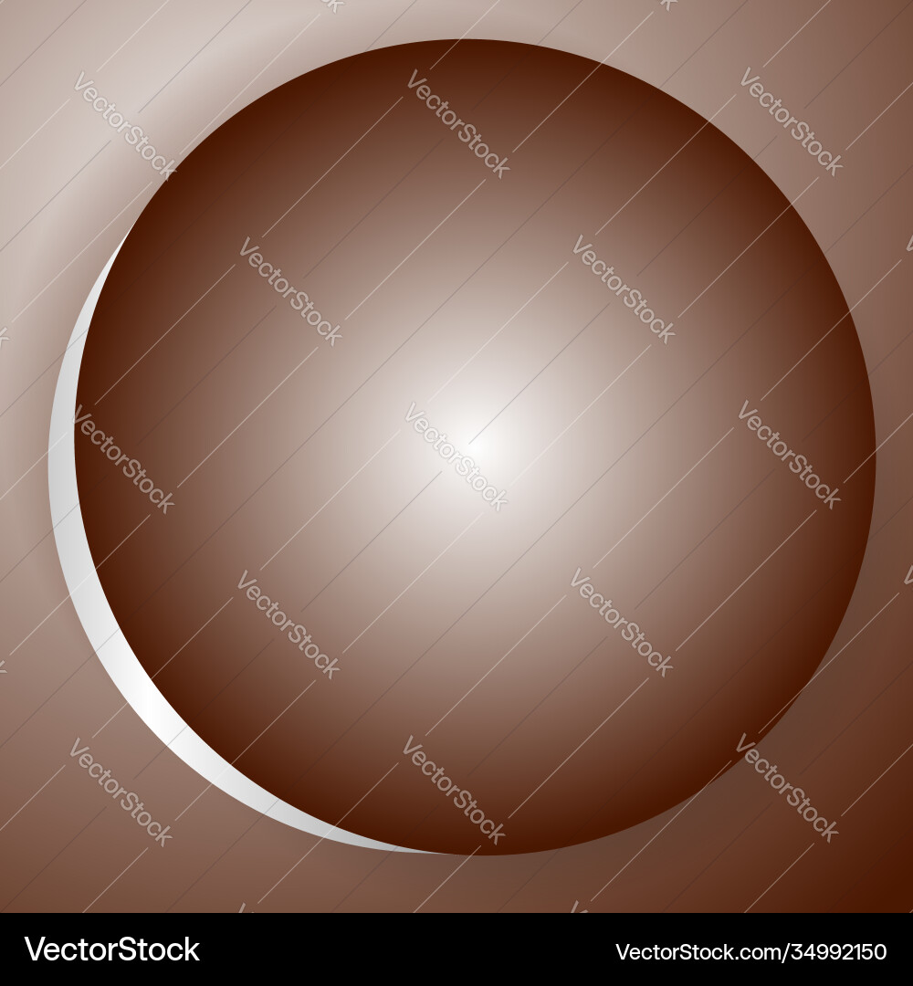 Circle orb sphere with blank empty space Circle orb sphere with blank empty space vector image