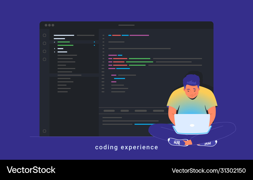 Coding and Software Development vector image