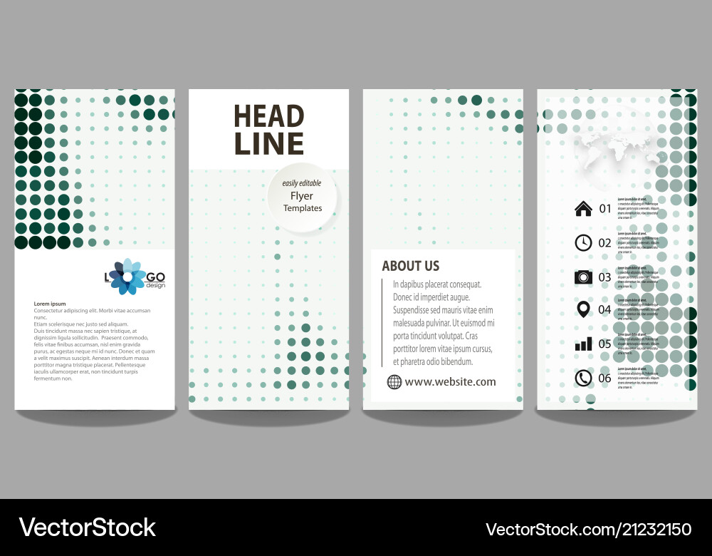 Flyers setzen moderne Banner Business Templates Flyers setzen moderne Banner Business Templates vektorbild